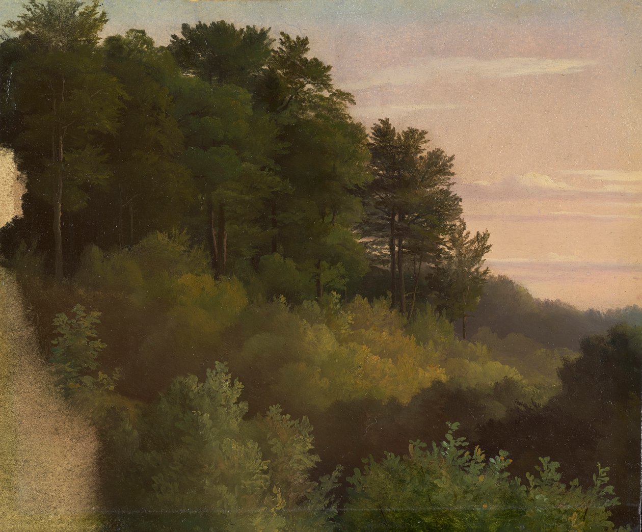 borde del bosque. estudiar de Christian Ernst Bernhard Morgenstern