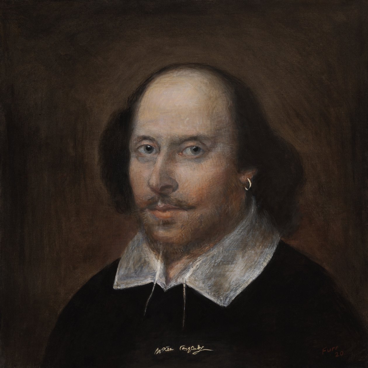 Shakespeare 2020 (óleo sobre lino) de Christian Furr