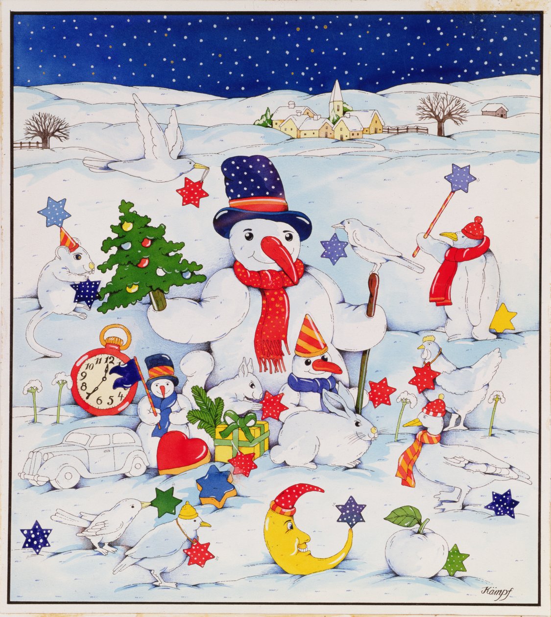 Muñeco de nieve y amigos de Christian Kaempf