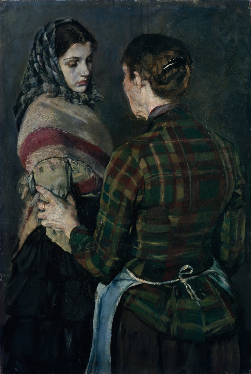 Una advertencia (pintura) de Christian Krohg