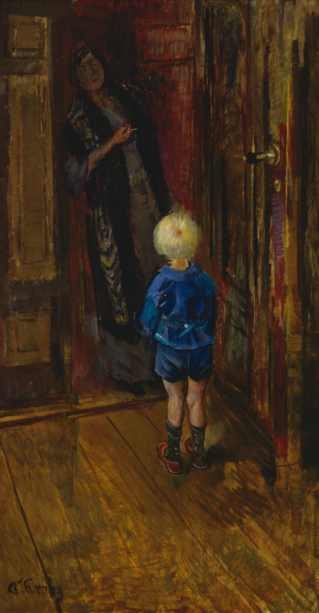 Una mentira piadosa de Christian Krohg