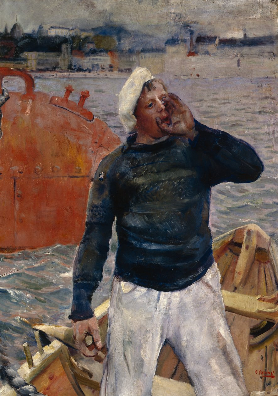 Llevar a cabo de Christian Krohg