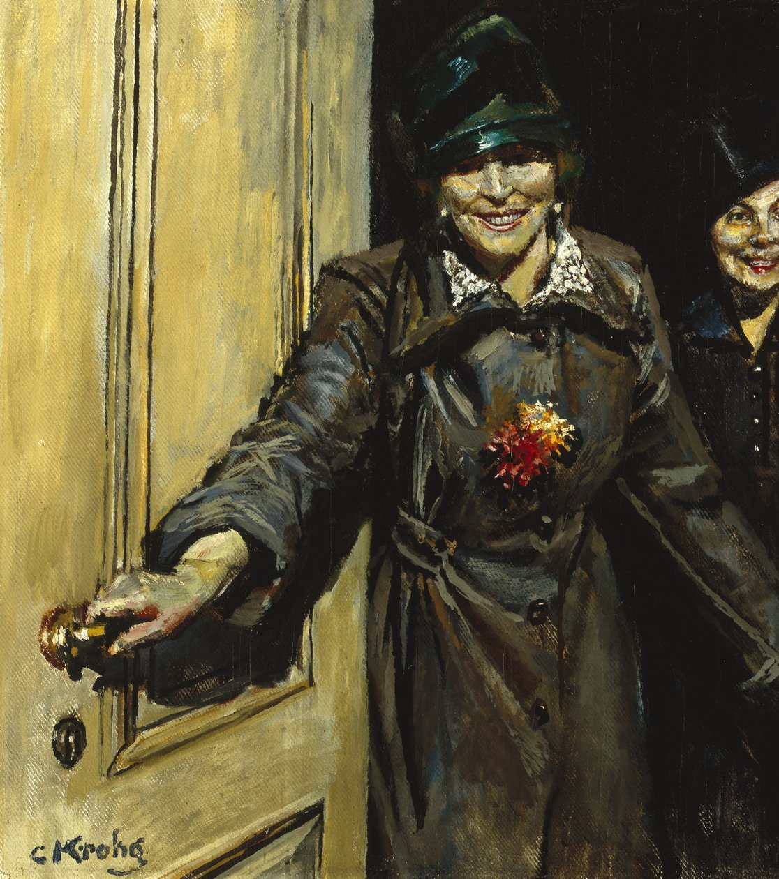 Allá vamos (óleo sobre lienzo) de Christian Krohg