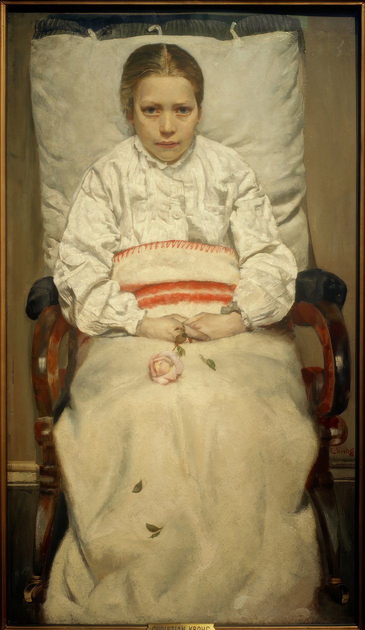 Niña enferma de Christian Krohg