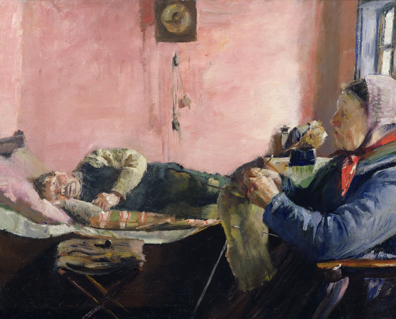 La siesta de la tarde de Niels Gaihede de Christian Krohg