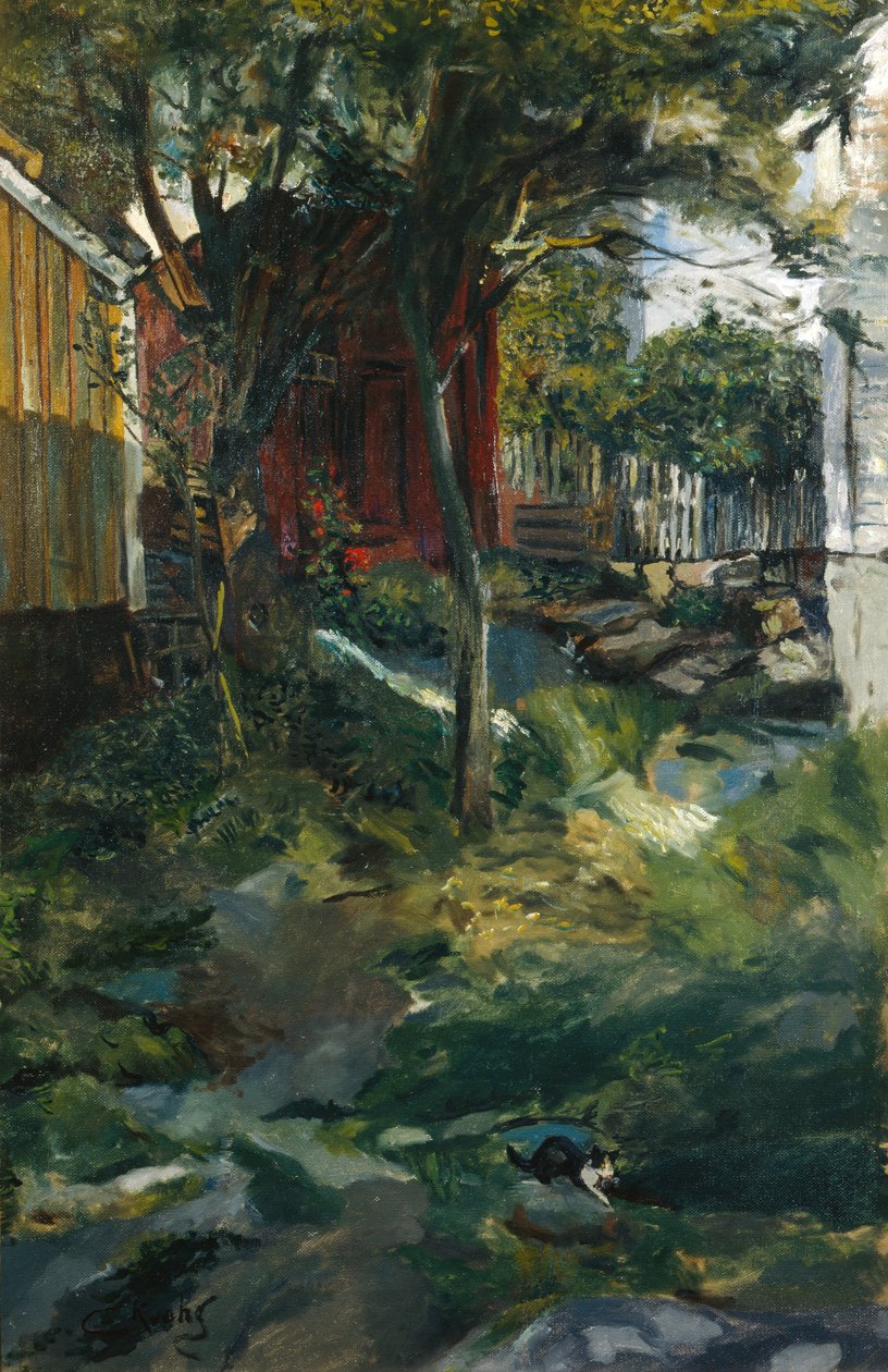 Calle en Brekkestø de Christian Krohg