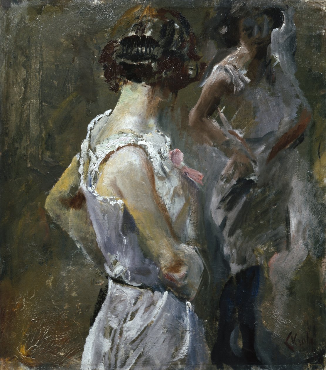 El baño (óleo sobre lienzo) de Christian Krohg