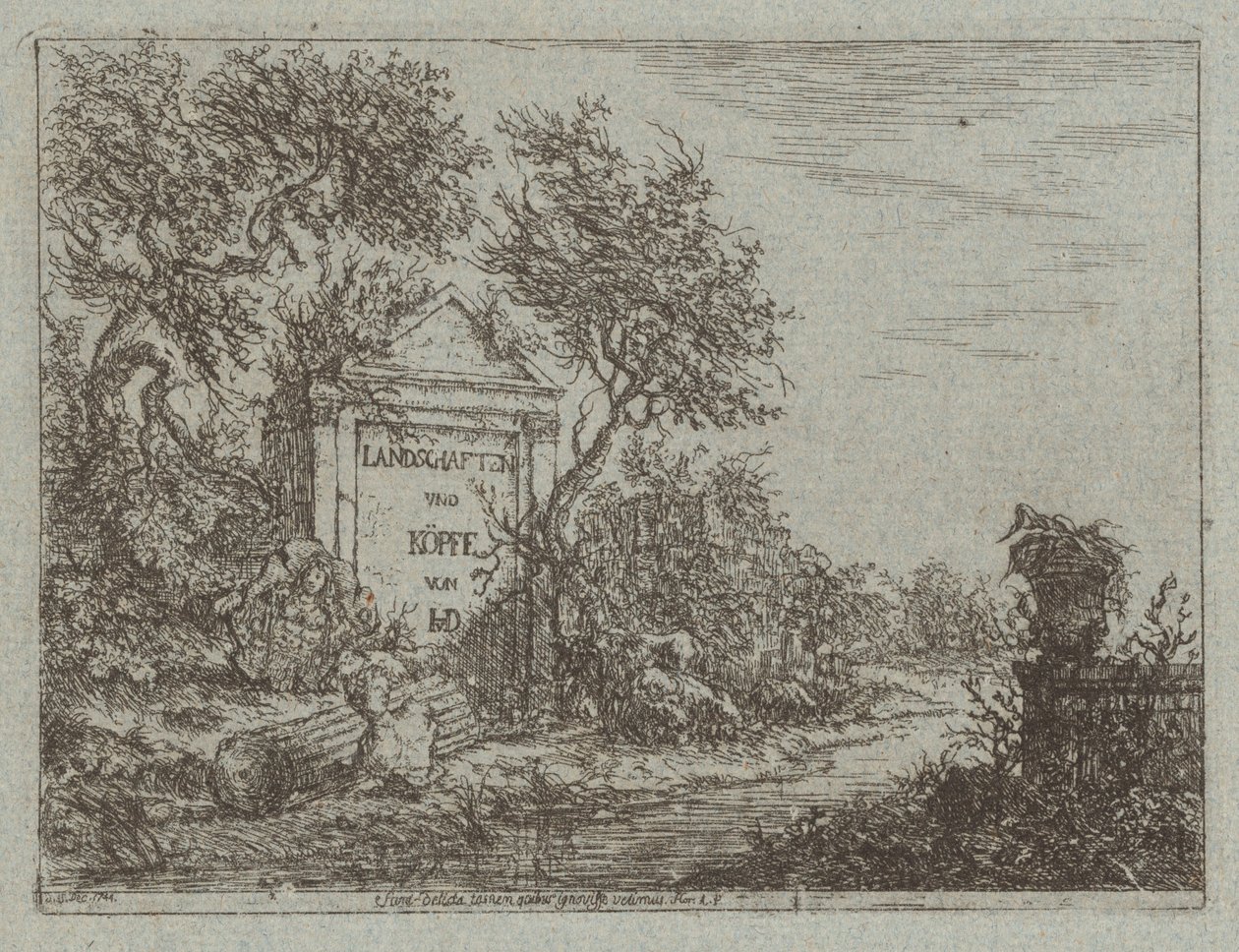 Paisajes y Cabezas de Christian Ludwig von Hagedorn