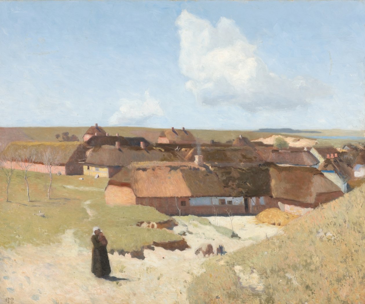 Paisaje de Jutlandia. Día claro en mayo de Christian Mourier Petersen