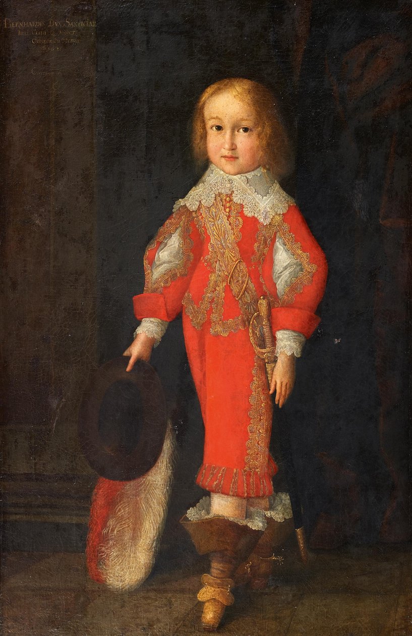 Retrato de Bernhard de Sajonia-Jena (1638-1678) de Christian Richter