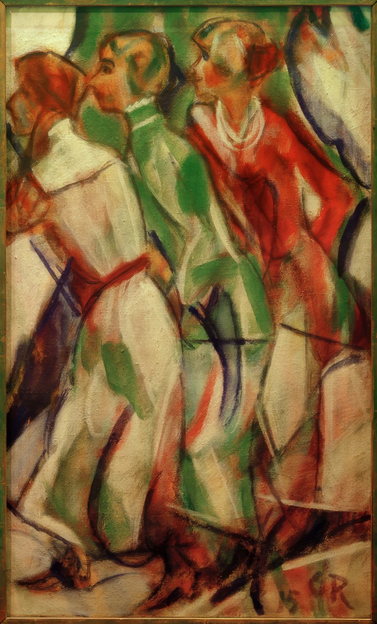 Backfische (Tres chicas) de Christian Rohlfs