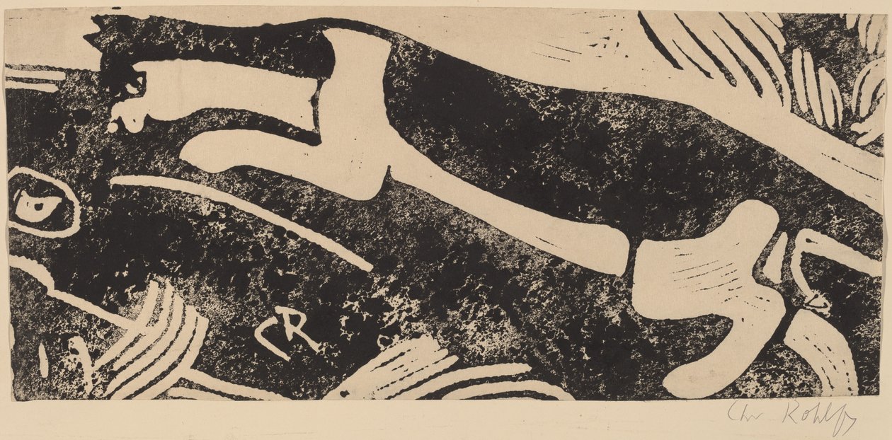 Gato y Ratón, 1912-1913 de Christian Rohlfs