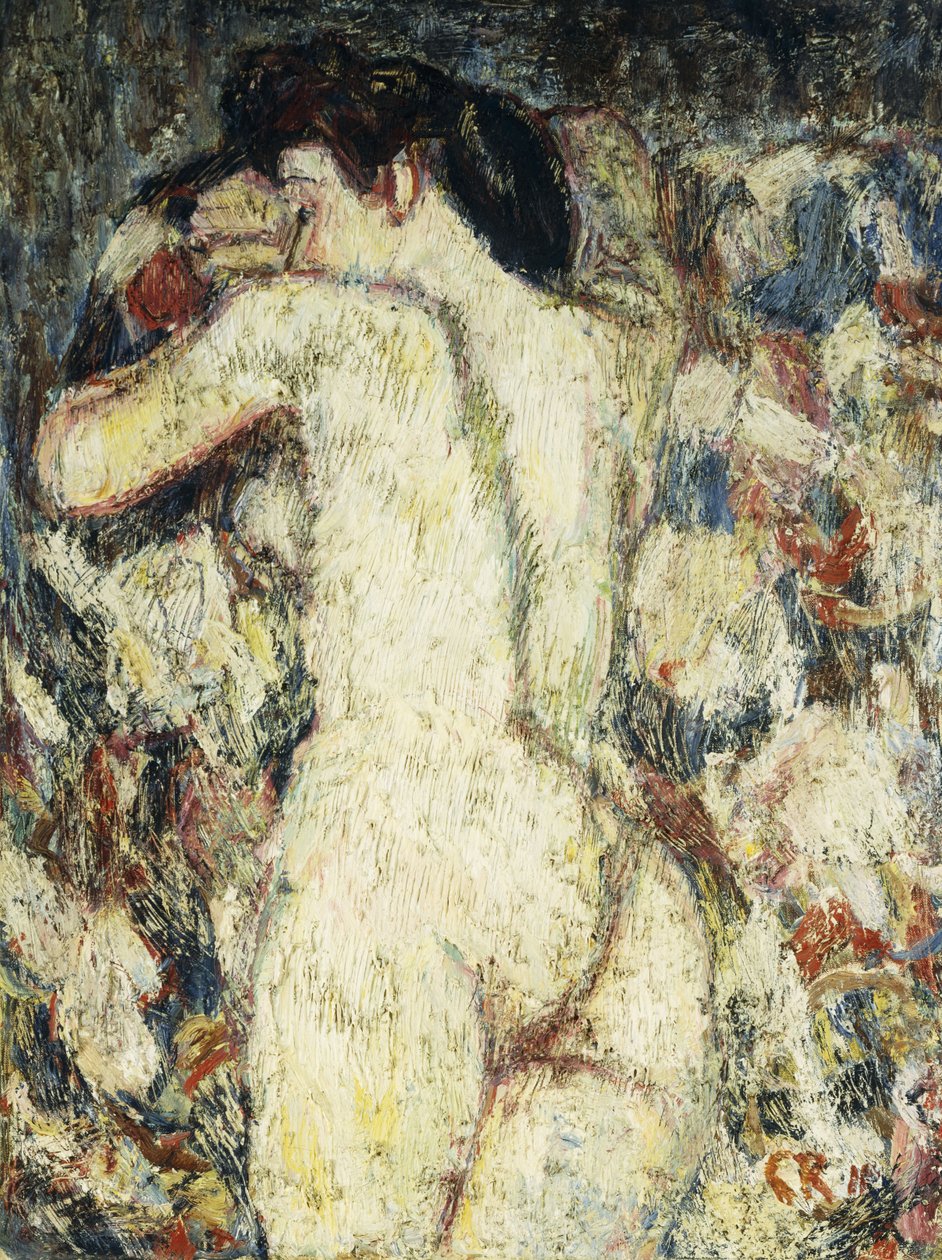 Mujer desnuda acostada de Christian Rohlfs