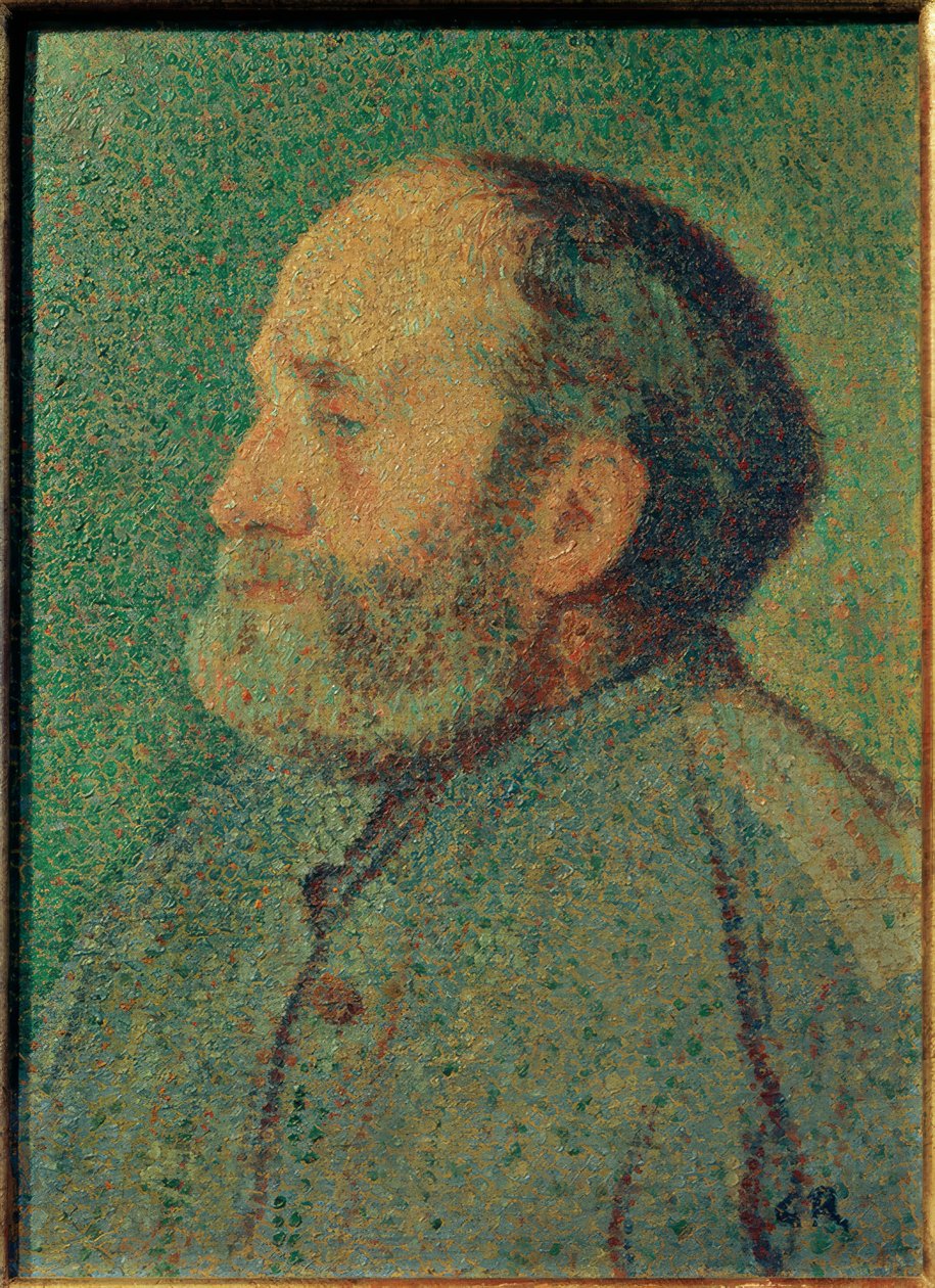 Retrato de un hombre con barba de Christian Rohlfs