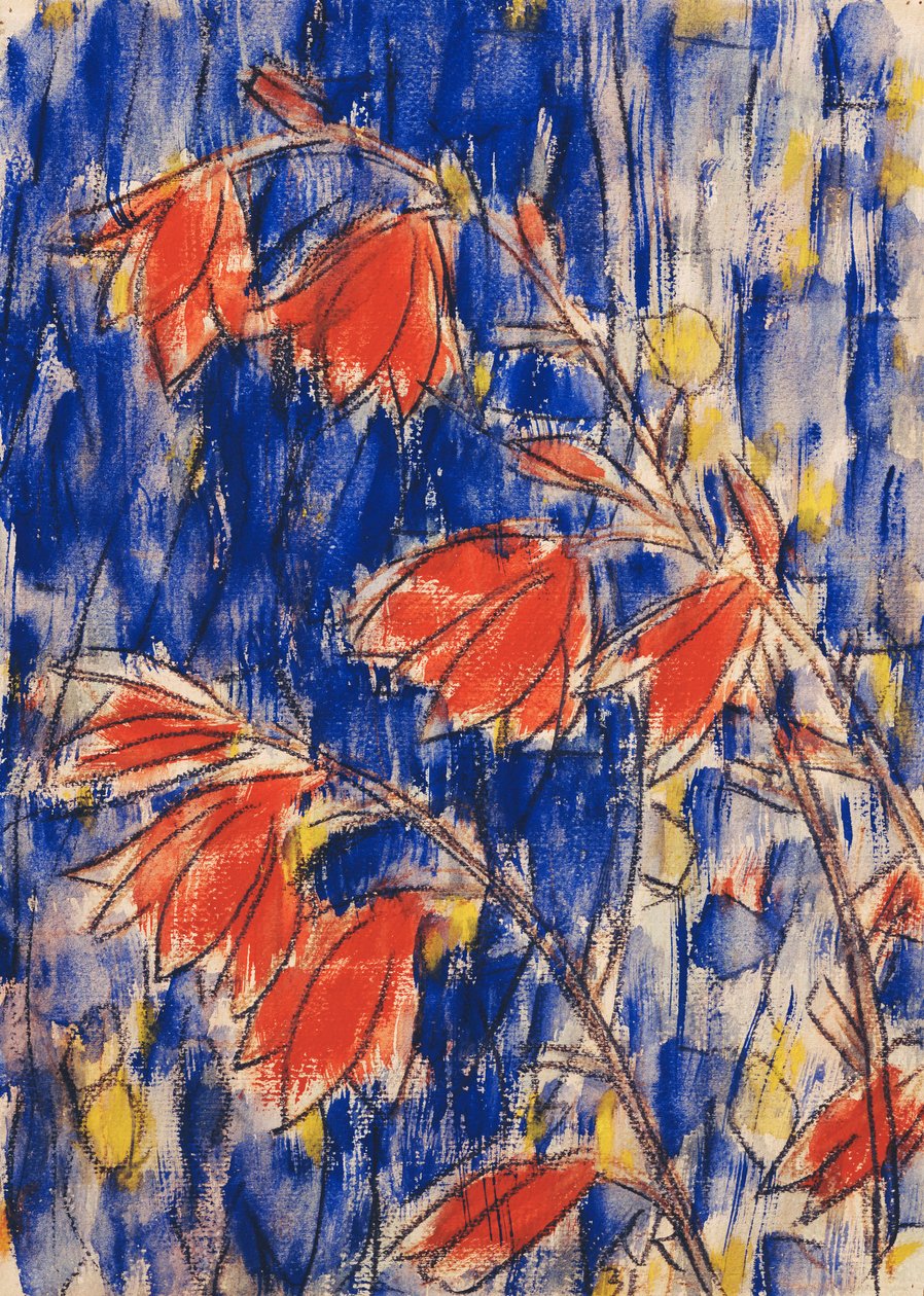 Flores rojas de Christian Rohlfs