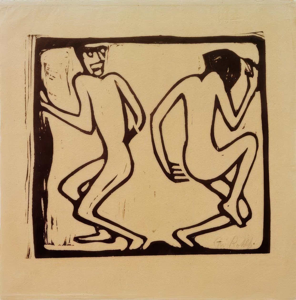 Dos bailarines de Christian Rohlfs