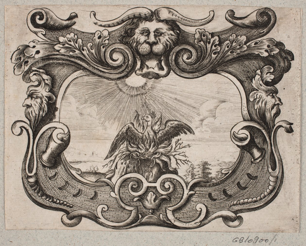 Emblema con el Ave Fénix de Christian Rothgiesser
