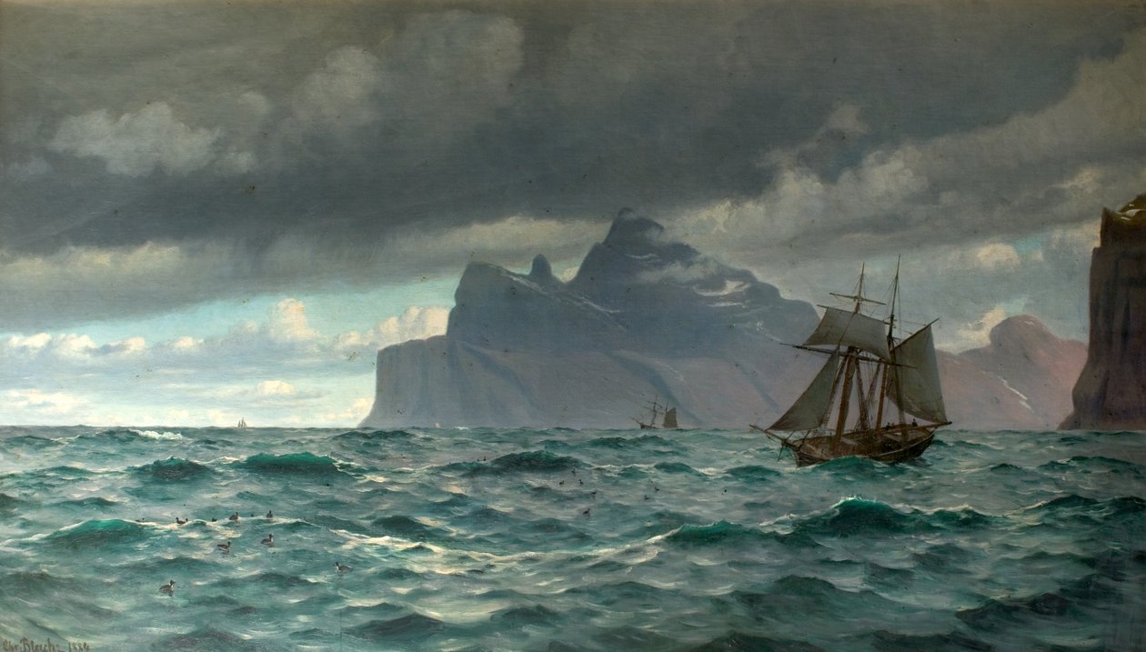 Cabo Norte, Islandia, 1884 de Christian Vigilius Blache