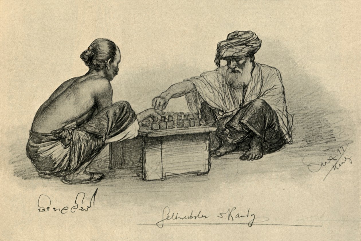Prestamista, Kandy, Ceilán, 1898 de Christian Wilhelm Allers