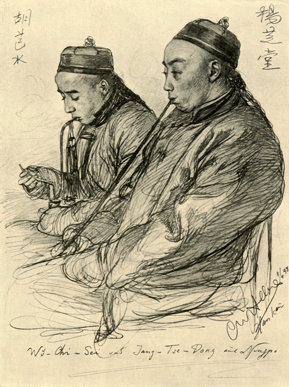 Wu-Chi-Sei y Jang-Tse-Dong de Ningpo, 1898 de Christian Wilhelm Allers