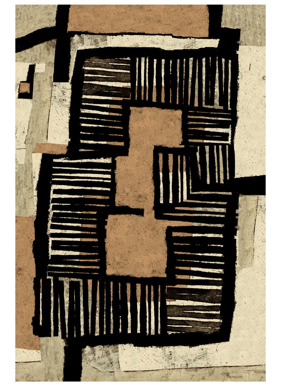 Formas del hogar, 2023 (monocopia) de Christina Fedyk