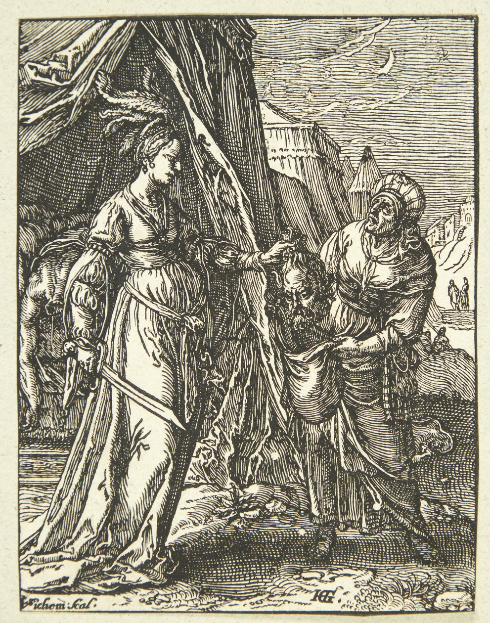 Judith con la cabeza de Holofernes de Christoffel van