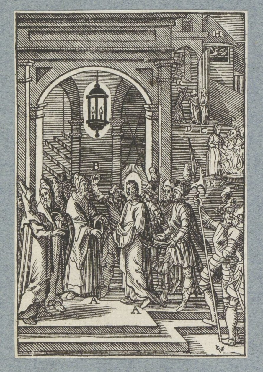 Cristo ante Anás de Christoffel van Sichem (II)