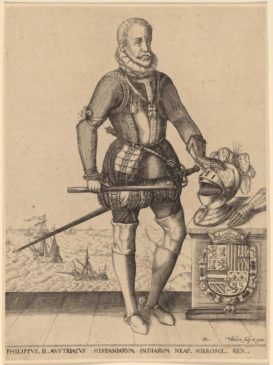 Felipe II, Rey de España de Christoffel van Sichem I