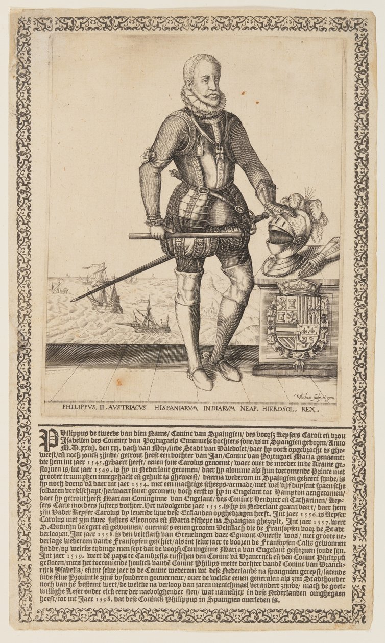 Felipe II, Rey de España de Christoffel van Sichem I