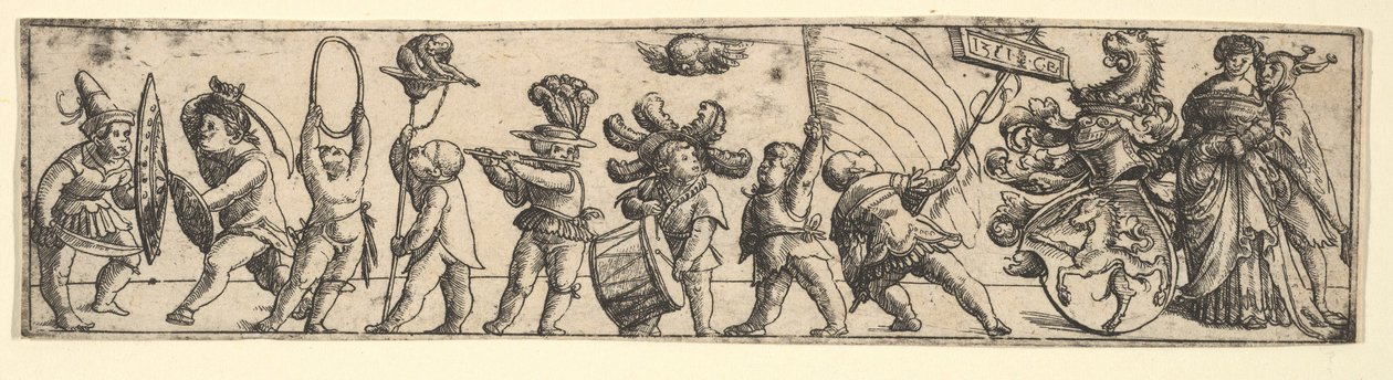 Friso con niños, 1531 de Christoph Bockstorffer