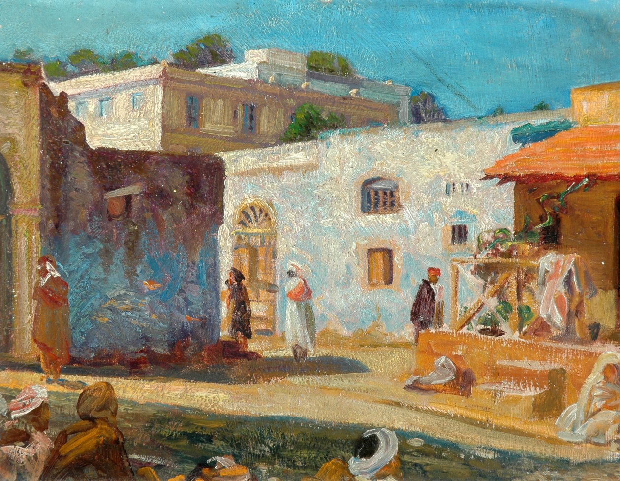 Escena callejera en Tánger, 1914 de Christopher Williams