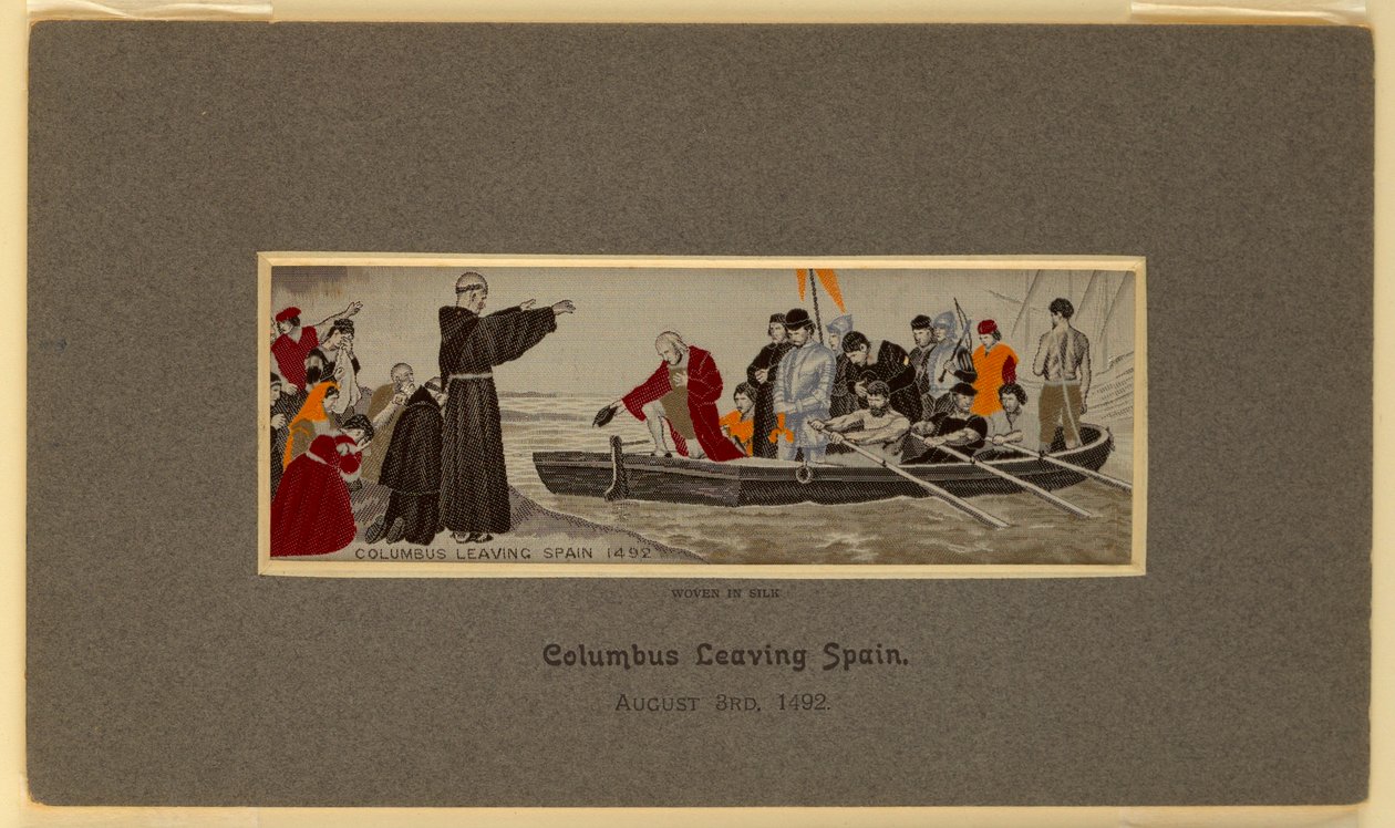 seda tejida de Christopher Columbus