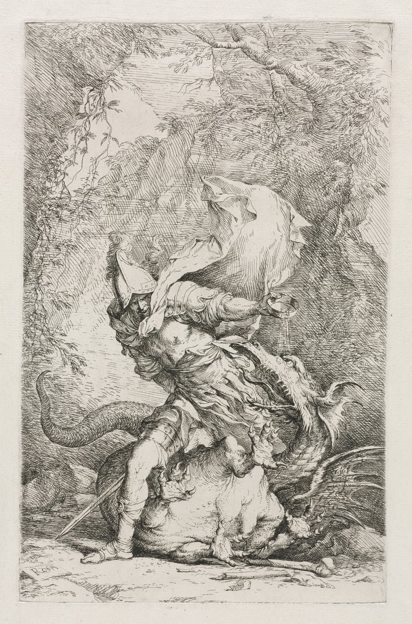 Jason and the Dragon de Christopher Richard Wynne Nevinson