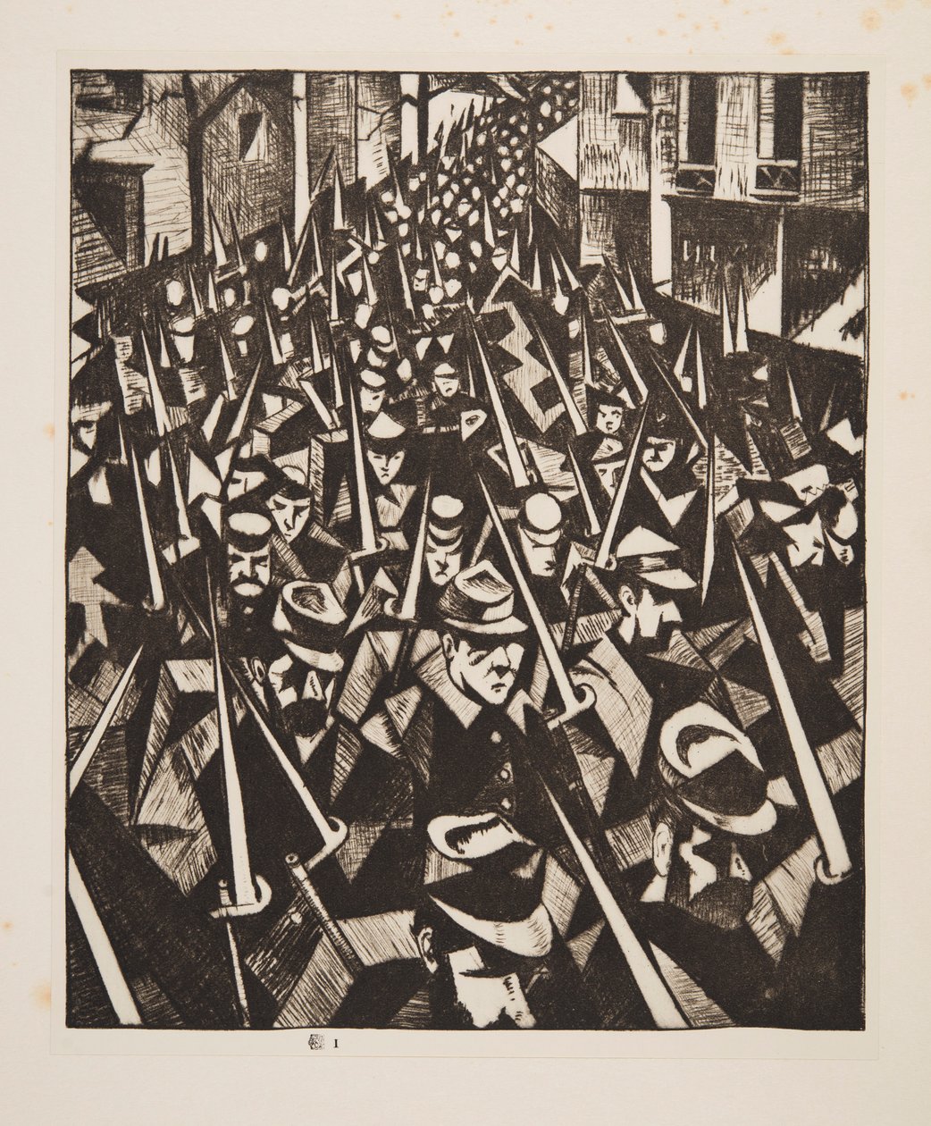 Un amanecer, 1914, pub. 1915 de Christopher Richard Wynne Nevinson