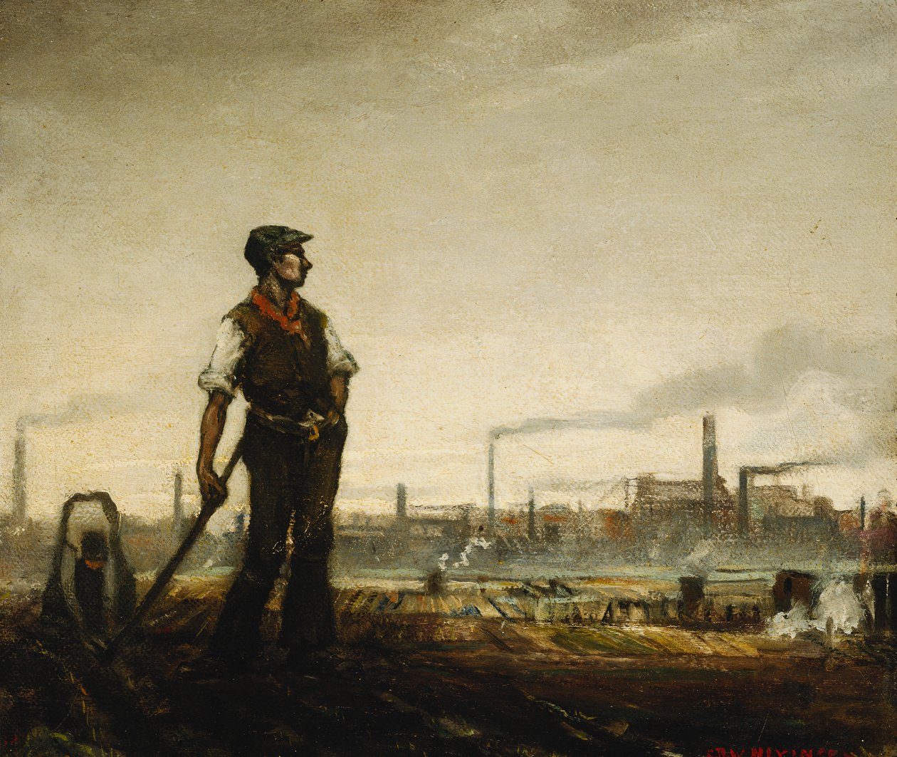 Huertos, East Ham de Christopher Richard Wynne Nevinson