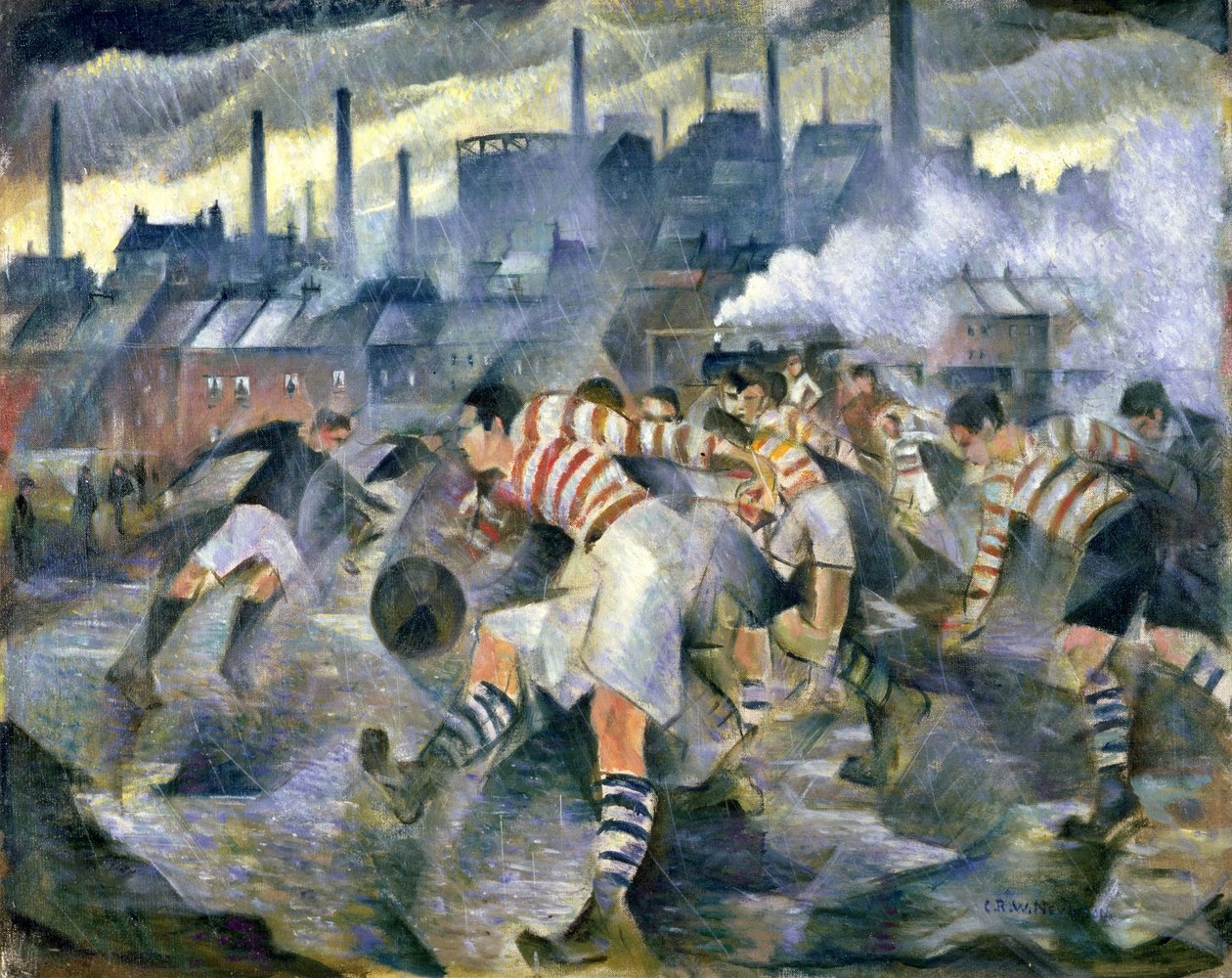 Cualquier tarde invernal en Inglaterra de Christopher Richard Wynne Nevinson