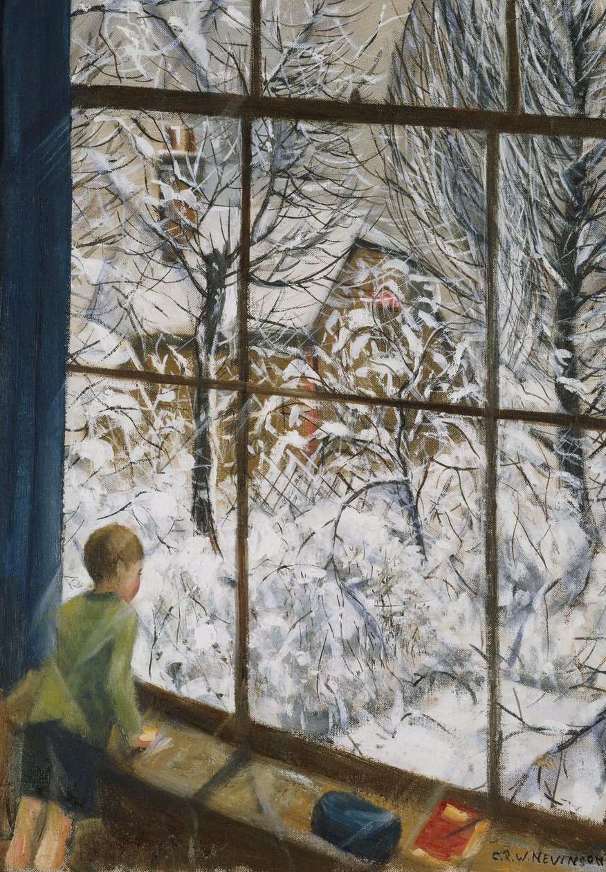 Mirando la nieve de Christopher Richard Wynne Nevinson