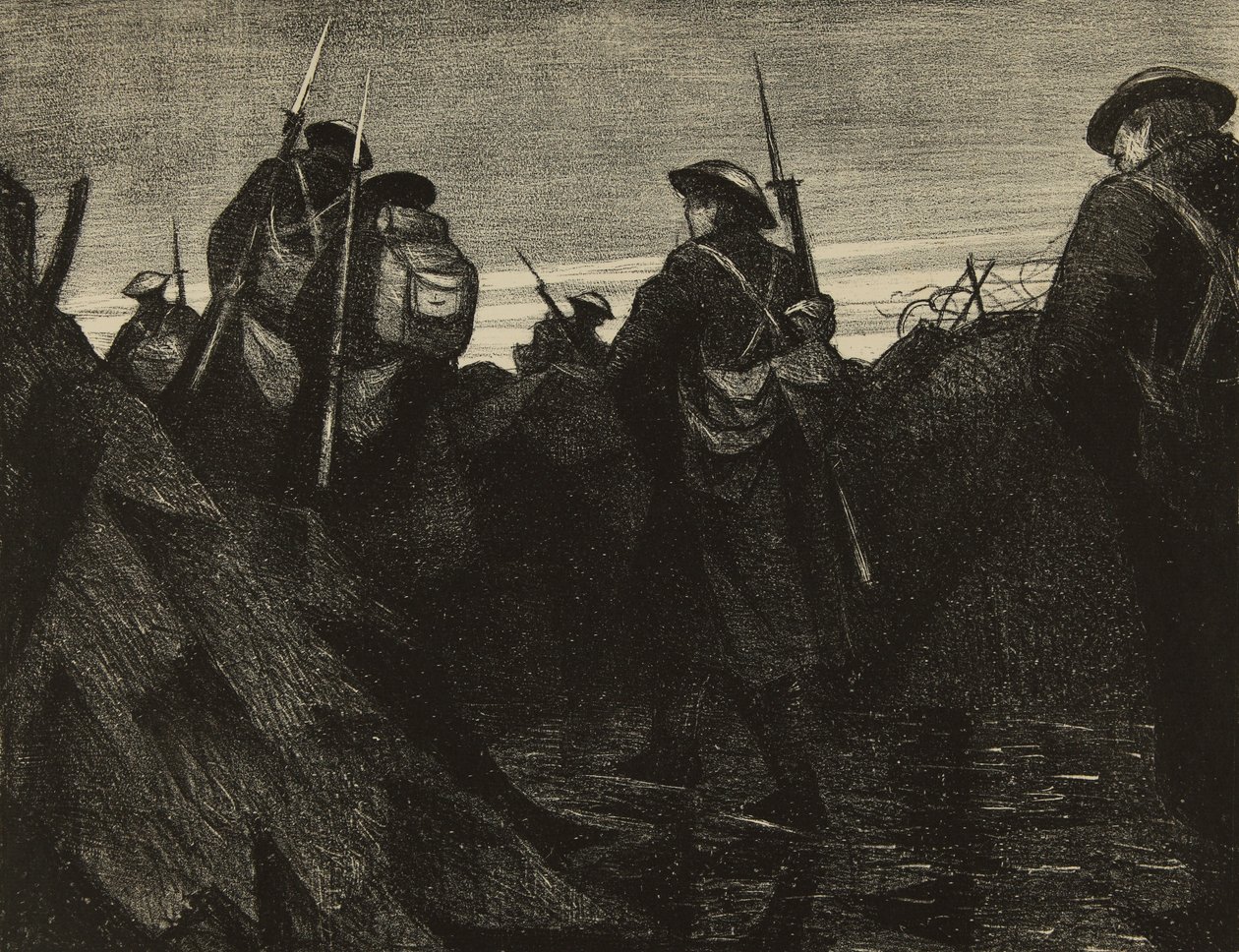 Relieves al amanecer de Christopher Richard Wynne Nevinson