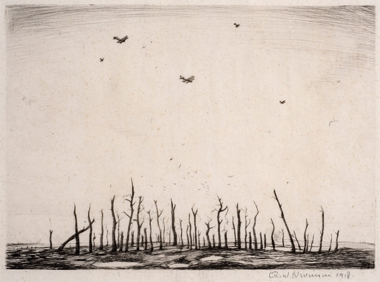 Ese maldito bosque, 1918 de Christopher Richard Wynne Nevinson