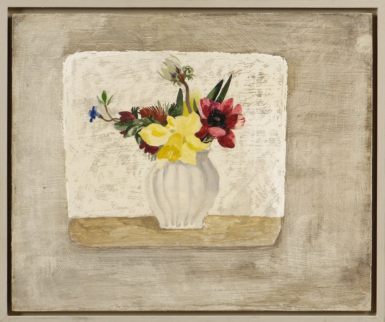Flores de Primavera en un Jarrón Blanco, c.1928 de Christopher Wood