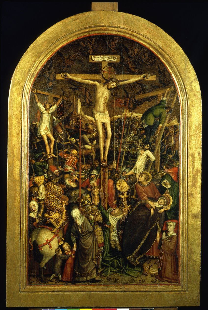 Crucifixión de Circle of Jean Bapteur