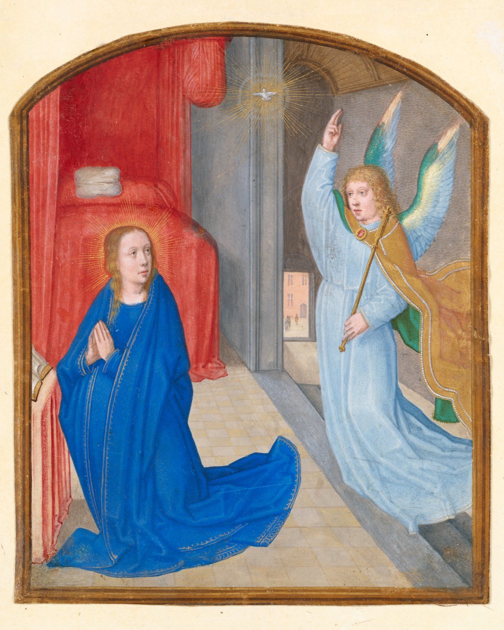 La Anunciación, ca. 1510 de Circle of Gerard David