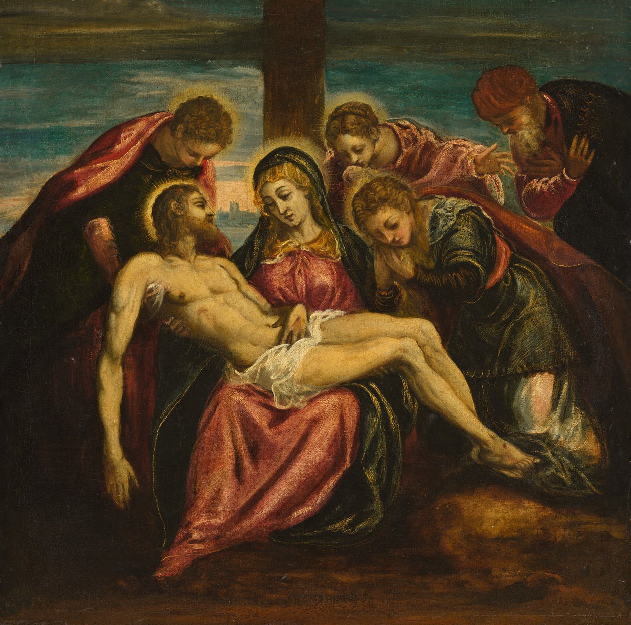 Lamentación de Circle of Jacopo Tintoretto
