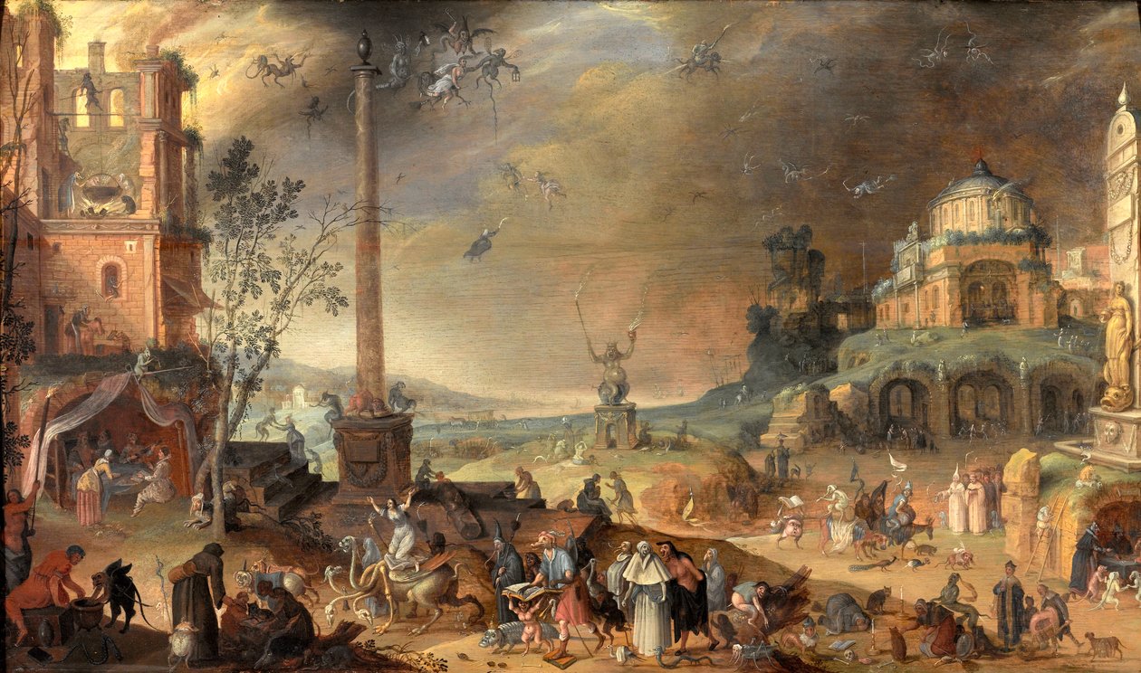 El Sábado de las Brujas de Claes Jacobsz. van der Heck