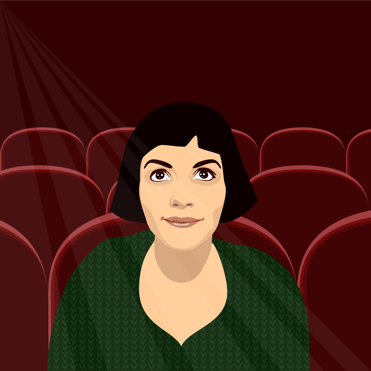 Amelie en el cine de Claire Huntley