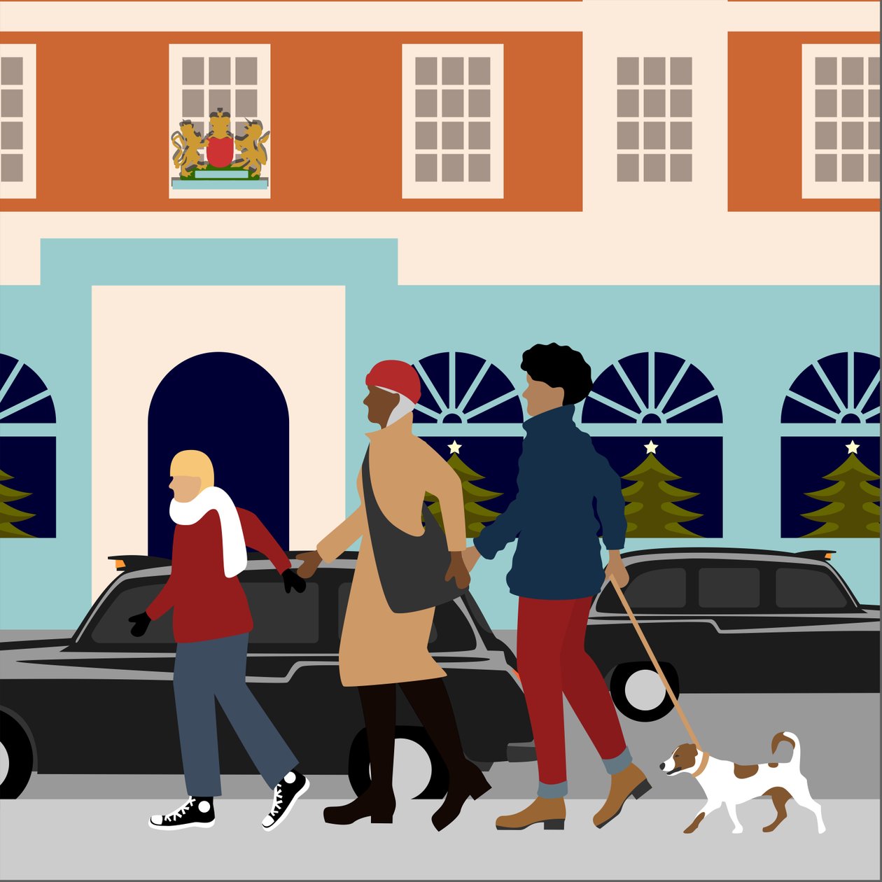 Compras navideñas de Claire Huntley