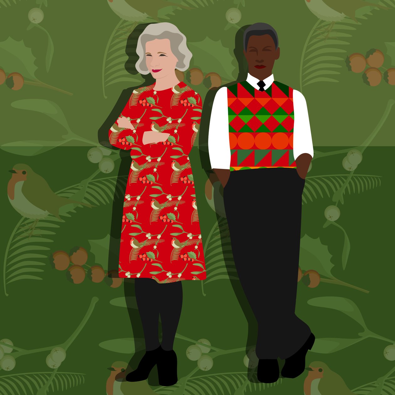 Vibraciones navideñas de Claire Huntley