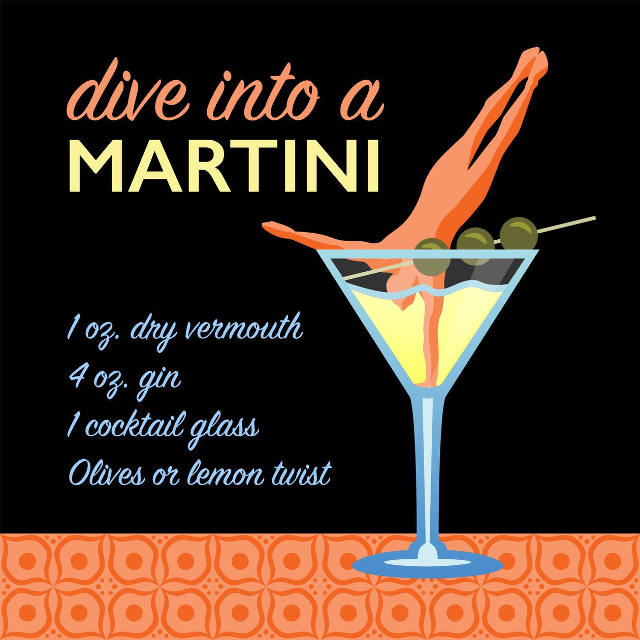 Martini clásico de Claire Huntley