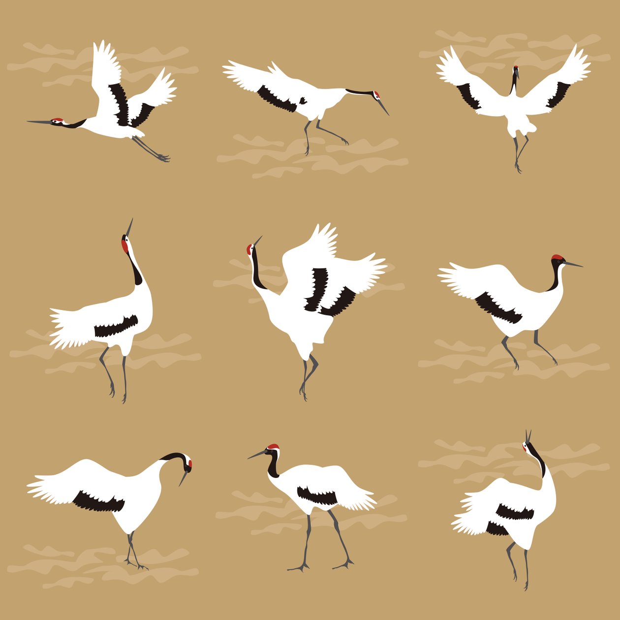 grullas orientales de Claire Huntley