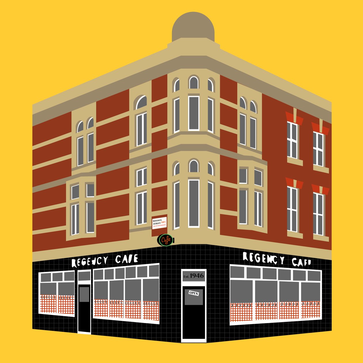 Café Regency, Westminster de Claire Huntley